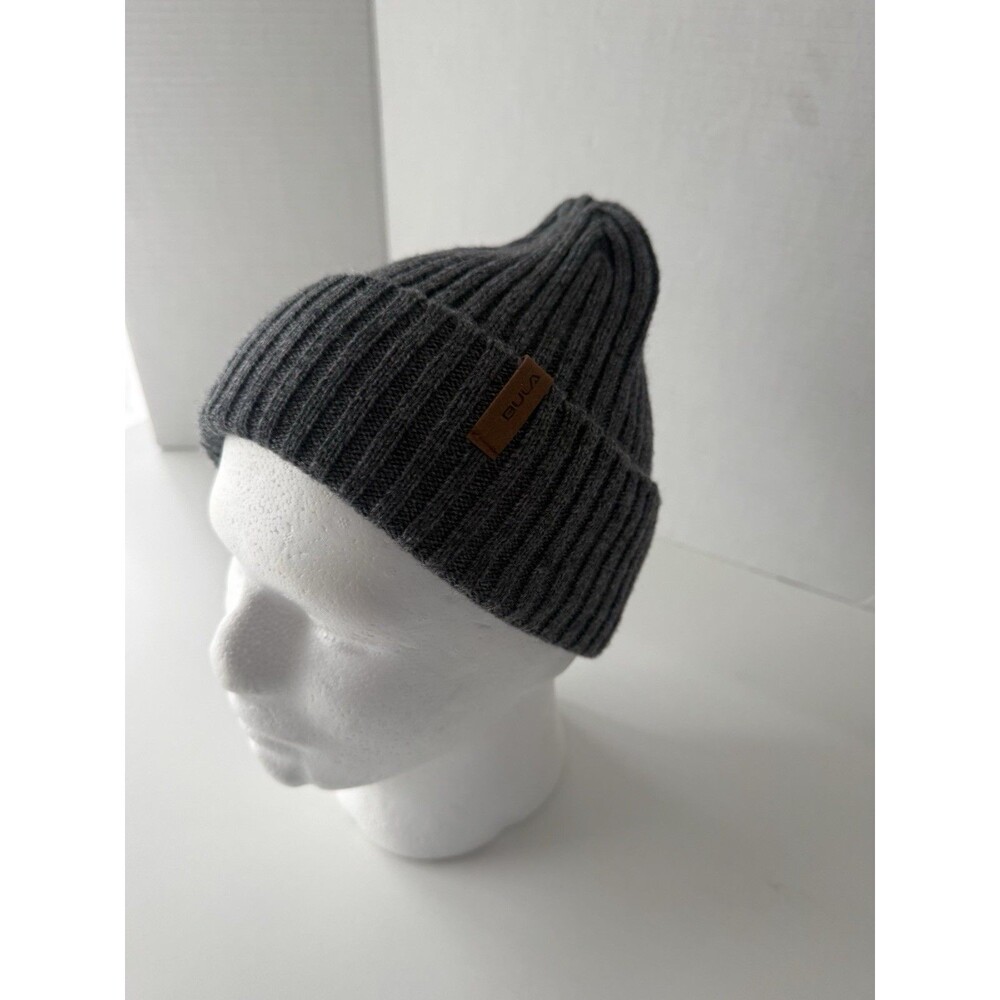 Bula Beanie Ski Hat Wool Blend Gray Adult One Size